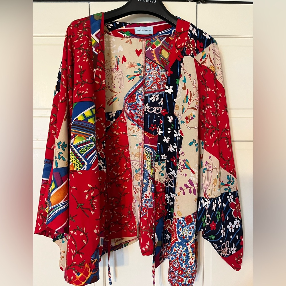 Orchid Row kimono OS